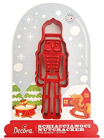 Dream' s Party TAGLIAPASTA a Forma di SCHIACCIANOCI Natale Natalizio - formine Taglia Biscotti per Creare Fantastici Dolci e decori Torte - Ideale per Decorazioni in Pasta di Zucchero