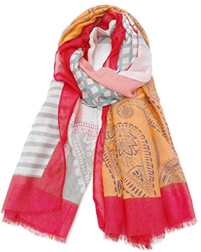 Van Der Rich ® - Schal Zeichnung - Damen (Rot)