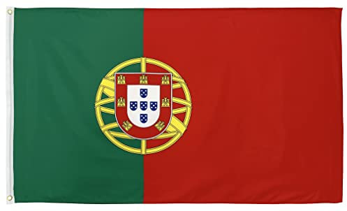 FlagScout - Portugal Flagge | 90 x 150 cm | Flaggen mit top Qualität, hochwertiger Verarbeitung und kräftigen Farben