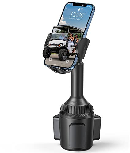 ICARMOUNT Golf Cart Phone Holder Mount, Golf Cart Accessories Universal Cup Phone Holder Mount for All 4.7-6.8 Cell Phones, Fit EZGO Club Car Yamaha, Car, Truck, Golf Gifts for Men, Women