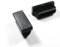 ajile - Embout rectangulaire pour Tube de Dimension 50x20 mm et d'épaisseur 1,0-3,0 mm Noir - 4 pièces - EPH122