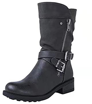 2023 Stivaletti Comode Donna Stivali con Cerniera Donna Stivaletti Pioggia Gomma Stivaletti Donna Bassi con Cerniera Stivali Elegante Stivali Scarpe Morbida Antiscivolo