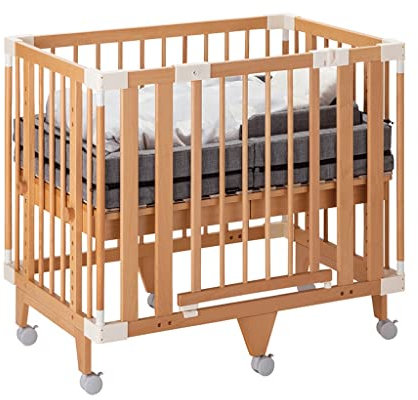 JYCCH Babybett Laufstall Kinderzeichentisch Kindersofa Arbeitstisch (Computertisch) Multifunktionales 5-in-1-Spielbett, vom Neugeborenen bis zum Erwachsenenalter (Color : Package 2) (Pac