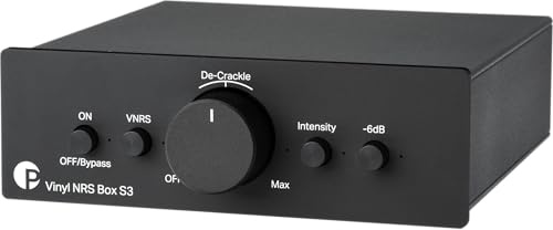 Pro-Ject Vinyl NRS Box S3 Noise Reduction with De-Crackle Function to Reduce Clicks and Crackles (Black)