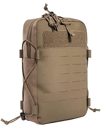 Tasmanian Tiger TT Tac Pouch 18 anfibia Leichte Zusatz-Tasche aus wasserfestem Material, Zubehör-Tasche mit Molle-System für Rucksack oder Plattenträger, Coyote Brown