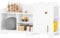 SoBuy KMB62-W Kinderregal mit Elefant-Design Bücherregal Kinder Kinderzimmer Regal Kinder Aufbewahrungsregal für Kinder Kinderzimmer Möbel Weiß BHT ca.: 110x60x25cm