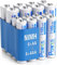 POWXS AA und AAA Akku Set - 16 Stück Wiederaufladbare Batterien, Super Hohe Kapazität 2800mAh Mignon AA x 8 & 1100mAh Micro AAA x 8 Akkus Kein Memory Effekt, Vorgeladen und Einsatzbereit Accu