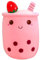 DAWRIS Bubble Tea Plush Pillow Plushie Plush Pillow, Plushies Bubble Tea Plushi Doll Creative Bubble Milk Tea Cup Shaped Hugging Cushion Home Soft Hug Pillow Cuddly Toy (pink)