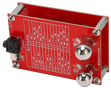 Morse-CW-Codes-Taste, Einfach zu Bedienende 3,5-mm-Ausgangsschnittstelle, Automatische Telegraphentaste für Funkbox