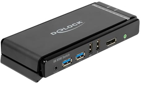 DELOCK DisplayPort Switch 1.4 KVM 8K 60 Hz mit USB 5 Gbps und Audio Marke