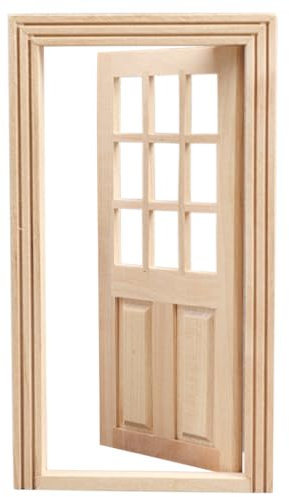 BESPORTBLE Porte de Maison de poupée Mini-Accessoires Mini Maison de poupée Miniatures Meubles Mini Porte Miniature Mini Porte d'entrée Petit Porte de Meuble Ornements Porte en Bois