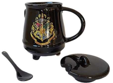 Mug Chaudron Harry Potter Poudlard avec Cuillère et Couvercle