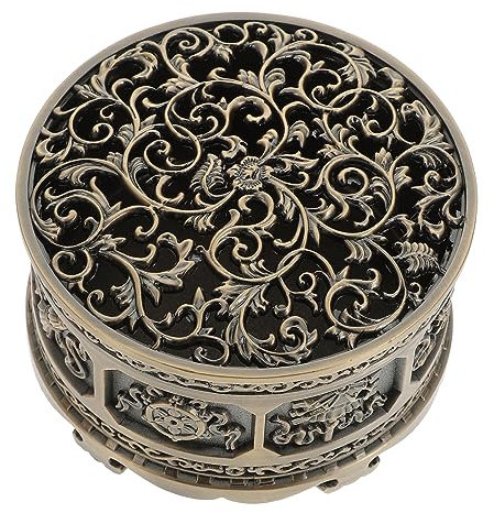 TOPBATHY 1stk Räuchergefäß Schreibtischablagen Tibetanisches Weihrauchz?hler. Metall- Insenzbrenner. Buddha Weihrauchbrenner Hausschmuck Antikes Dekor Zinklegierung Altmodisch Ornamente
