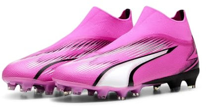 PUMA Herren Ultra Match FG/AG Fußballschuhe ohne Schnürsenkel 39Poison Pink White Black