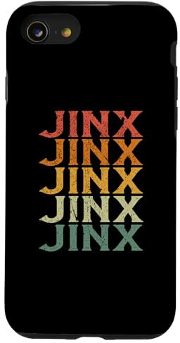 Hülle für iPhone SE (2020) / 7 / 8 Retro Individueller Vorname Name Jinx