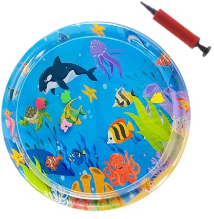 Wasser-Sensormatte für Katzen, sensorische Wasserspielmatte für Katzen,Sommer aufblasbare Wasserspielmatte für Katzen - Verdickte Haustier-Wasser-Sensormatte für Katzen, Haustierspiel, aufblasbare Som