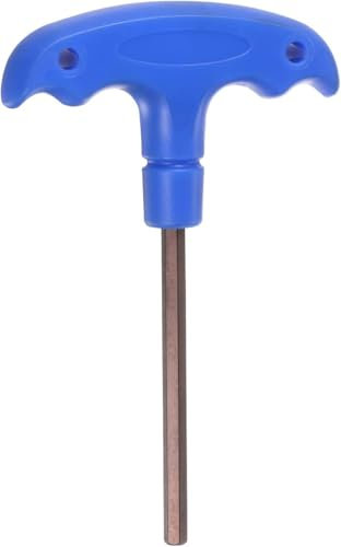 TOP-VIGOR 1 clé hexagonale H5 avec poignée en T, 5 mm en acier S2, clé hexagonale intérieure en T, clé Allen, outil de réparation de clé Allen