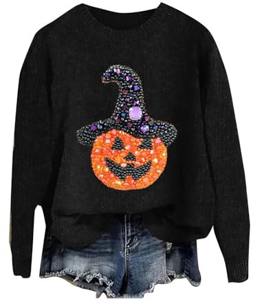 Generisch Outlet tagesangebote Heute Damen Sweatshirt Damen Oberteile Harajuku College Dünn Basic-Tunika Festliche Oberteile Damen Pulli Damen unter 10 Euro Sommerkleider Sale