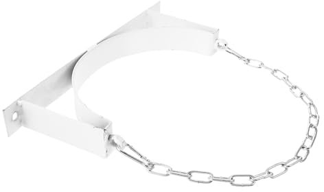 NAMOARLY Heavy Duty Gas Cylinder Wall Bracket Chain, Wall Mounted Propane Tank and Welding Gas Cylinder Holder, Single Bottle Support Frame for Laboratory and Workshop Use