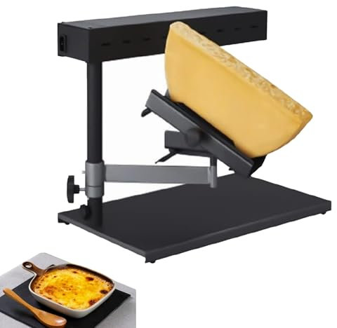 Máquina para derretir queso comercial,calentador eléctrico para derretir queso de 600 W,ángulo y altura ajustables, máquina para derretir queso de encimera,derretidor de queso en forma de media rueda