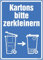 immi 1x Hausmeister DIN A4 Aufkleber (Kartons bitte zerkleinern)
