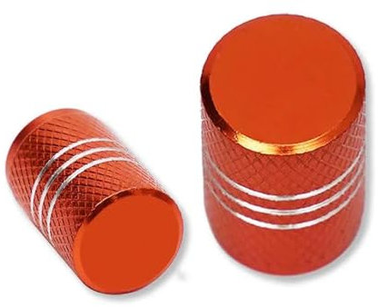 Motorrad Ventilkappen Für XMAX300 XMAX400 XMAX250 XMAX125 Motorradreifenventil-Abdeckung(Orange)