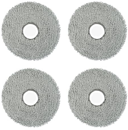 4 Pezzi X50 Ultra Panni di ricambio per mocio pour Dreame L10s Ultra Gen 2/ X40 Ultra/ X30 Ultra/ L10s Ultra/ L10s Pro Gen 2/ L10s Pro Ultra/ L10s Plus/ L40 Ultra/ Mova P10 Pro Ultra/ P50 Pro Ultra