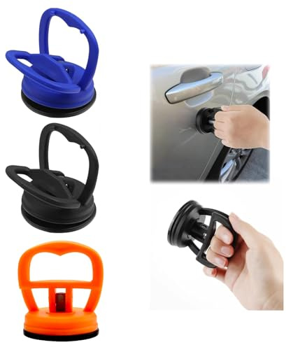 3 Pcs Car Dent Puller,6cm Small Suction Cups Dent Puller Removal Repair Kit Remover Tool for Car,Powerful Bodywork Recover Professional Accessories for Heavy Objects Moving Vehicle Surface Cars Body