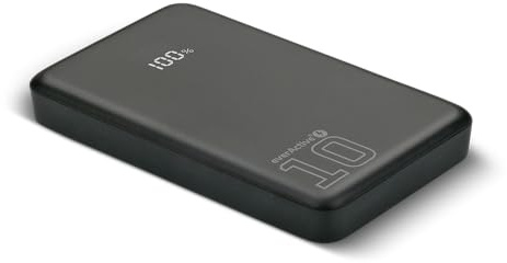 everActive Powerbank 10000mAh 20W USB C PD PPS QC4+ – Energy Bank EB-11QB – Externer Akku mit LCD Display – Schnellladegerät 3 Ports (2x USB-C, 1x USB-A) – Pass-Through – Always-On – Ultra Leicht 186g