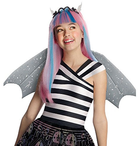 Monster High Kinder Perücke mit Tiara und Ohren Rochelle Goyle