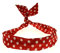 Zac's Alter Ego® fascia per capelli in tessuto a pois, stile vintage, con fil di ferro