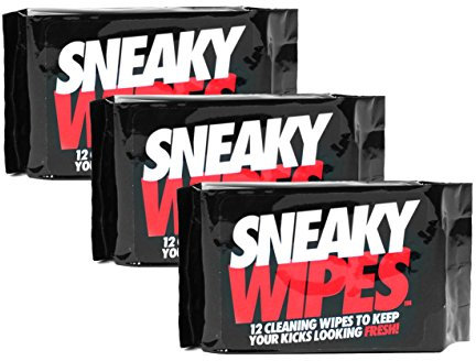 SNEAKY Shoe and Trainer Wipes 3 Pack 36 Wipes