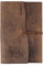 Greenburry Vintage Taschen-Organizer Notizbuch mit Wildschwein-Motiv Leder-Einband DINA5