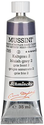 Schmincke - MUSSINI®, finest artists' resin oil colors, cold gray 2-35 ml