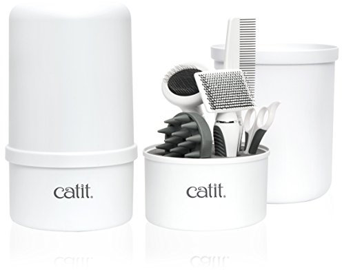 Catit Bürsten-Set für kurzhaarige Katzen, Bürsten für Kurzhaarkatzen