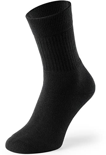 Mat & Vic's Thermo Arbeitssocken – OEKOTEX, 35-38, 39-42, 43-46, 47-50 | Thermosocken, Wintersocken, warme Socken, OEKO-TEX 100 zertifiziert, gekämmte Baumwolle, warm bis -10°C, Made in Europe