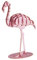 Fridolin 3D Papiermodell - Flamingo