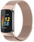 Strap-it Milanese Armband - kompatibel mit - Fitbit Charge 5 - Armband - Champagner - fur Fitbit Charge 6