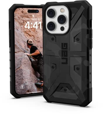 URBAN ARMOR GEAR UAG Designed for iPhone 14 Pro Case Midnight Camo 6.1 Pathfinder SE Slim Lightweight Dropproof Rugged Protective Cover Compatible with Wireless Charging