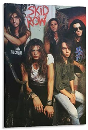 XINGSHANG Skid Row Poster Musikposter Band Poster Bild Druck Wandkunst Poster Malerei Leinwand Poster Kunstwerke Raum Ästhetik 20 x 30 cm