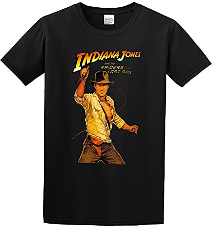 Men's Indiana Jones Raiders of The Lost Ark Poster T-Shirt XL