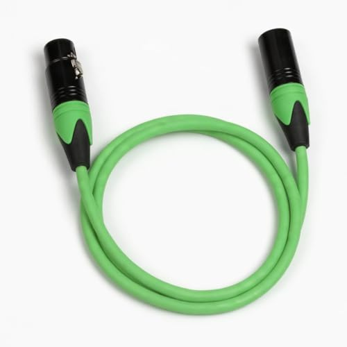 O.D.O ENGINEERING LIMITED XLR Cable Male to Female | PVC Microphone Cable | Red/Blue/Green/Yellow/Purple/Orange | 1m 2m 3m 5m | For Home Studio, DJ, PA System, Mixer, Audio Interface