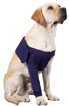 kissral Ärmel für Hundebeine für Nach der Operation, Schützen für ellenbogen Bandage Hund, Hunde-Chirurgie-Erholungsmanschette für das Bein Wunden Schützen Anti-Lecken (L)