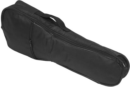 SUPVOX Borsa Per Ukulele 21 Pollici Impermeabile in Oxford Con Imbottitura - Custodia Per Chitarra Acustica Con Tasche Portaoggetti E Cerniera Pratica (Nero)