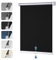Verdunklungsrollo Schnurlos ohne Bohren Springrollos Schwarz B50 x H150 cm (Stoffbreite 45cm) Thermorollo Klemmfix Fensterrollo Klemmrollo Blickdicht Rollos Verdunkelung für Fenster ohne Bohren