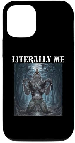 Hülle für iPhone 13 Literally Me Funny Alpha Werwolf Werwölfe Wolf Meme