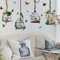Lebendige Vogelkäfig-Pflanzen-Aufkleber, um Ihr Kinderzimmer mit verspielten Wandbild-Designs aufzufrischen