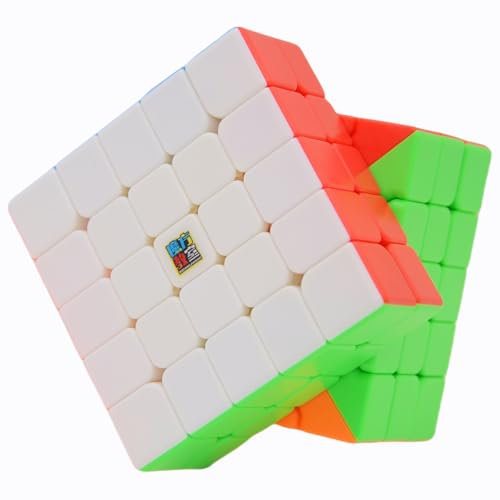 Bukefuno MoYu Meilong 5x5,Zauberwürfel,MFJS 5x5 Magic Moyu Speed Puzzle,Würfel,Stickerlos Meilong 5x5x5 Cube Klassenzimmer Speed,Spielzeug