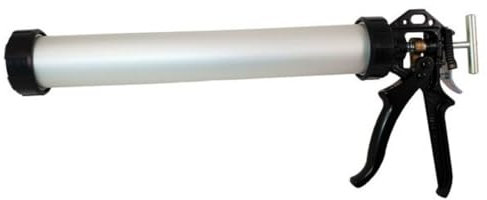 Cox Powerflow 600 Kartuschenpresse Schlauchbeutelpresse 290/300/310/400 und 600ml Handpresspistole Silikonpistole Aluminium/Stahl Hybrid Konstruktion Silikon Acryl Kleber Mörtel uvm.