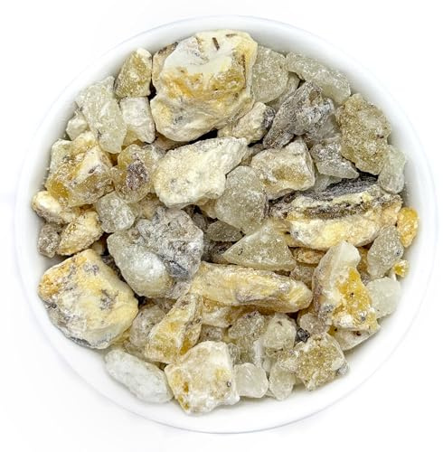 Farbenwald - Weißes Copal, aus Mexico, Harz zum Räuchern, im wiederverschließbaren Zip-Beutel (große Stücke)